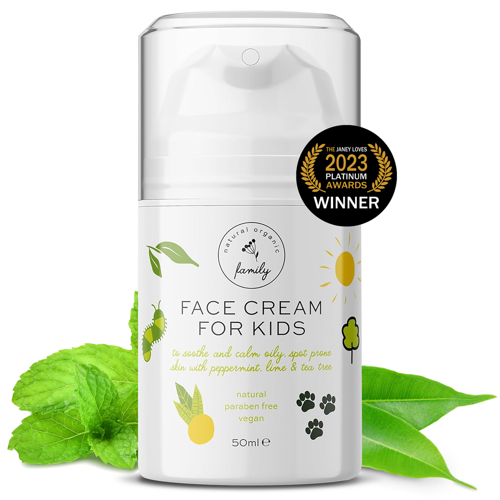 Multi-Award Winning Face Cream for Kids - Peppermint & Lime