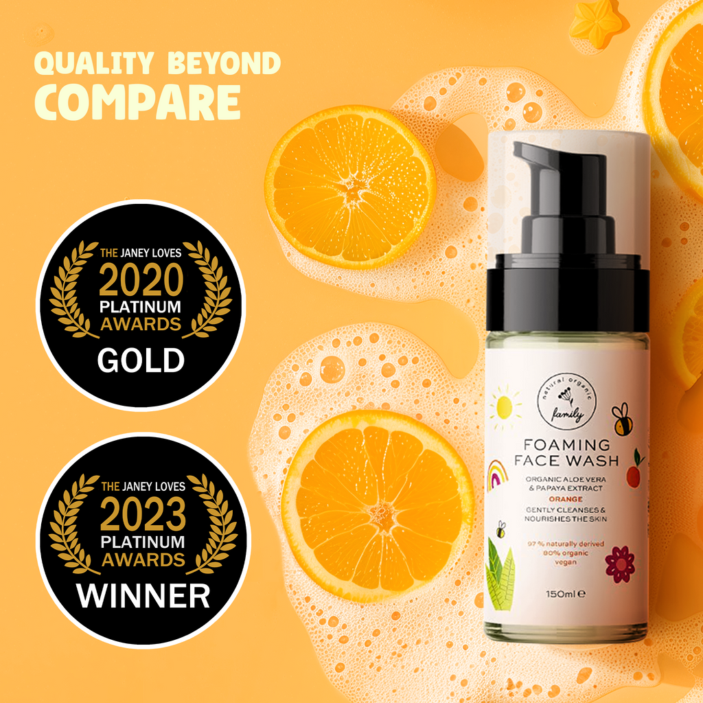 Multi-Award Winning Kids’ Foaming Face Wash - Orange