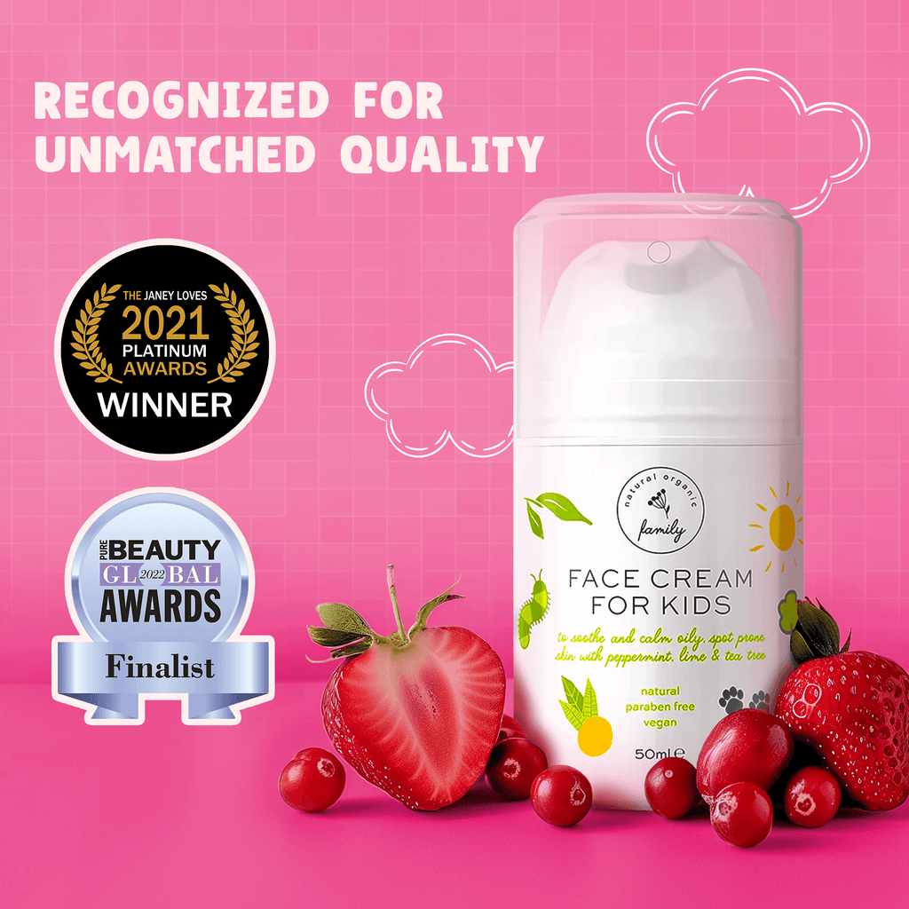 Multi-Award Winning Face Cream for Kids - Peppermint & Lime