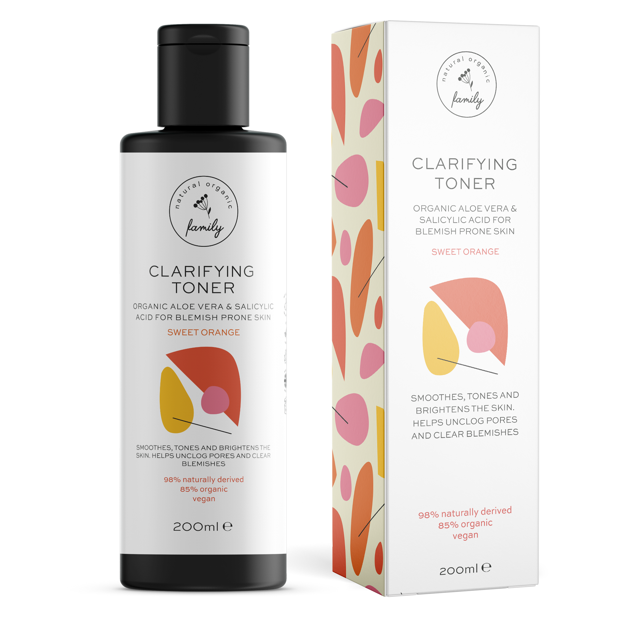 Clarifying Toner with Salicylic Acid for teens - Orange | Natural