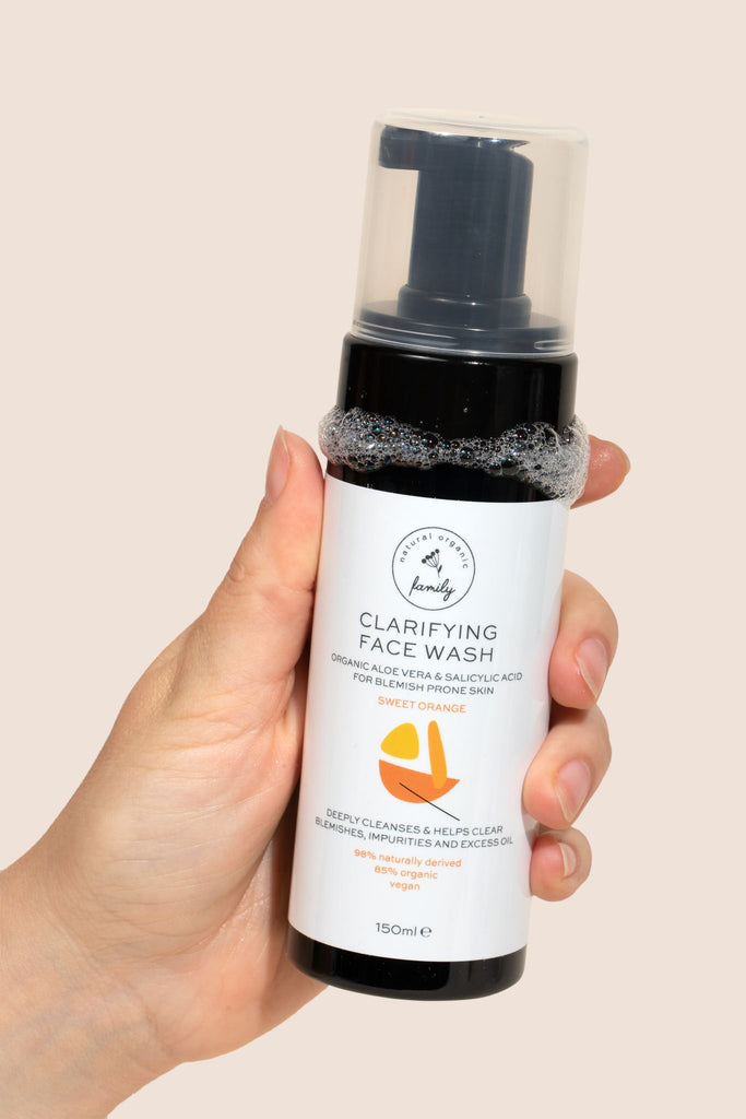 Clarifying Face Wash with Salicylic Acid for teens - Orange
